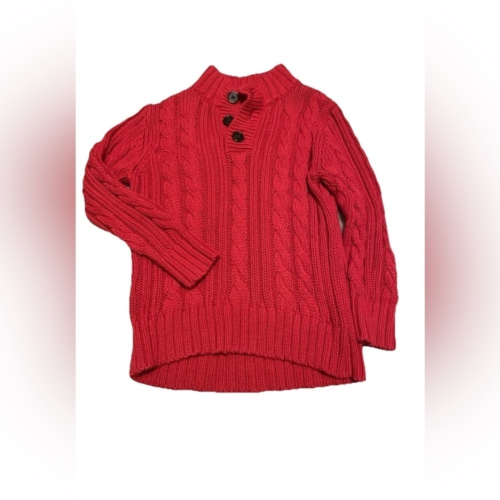 Old Navy Vibrant Red Knit Sweater